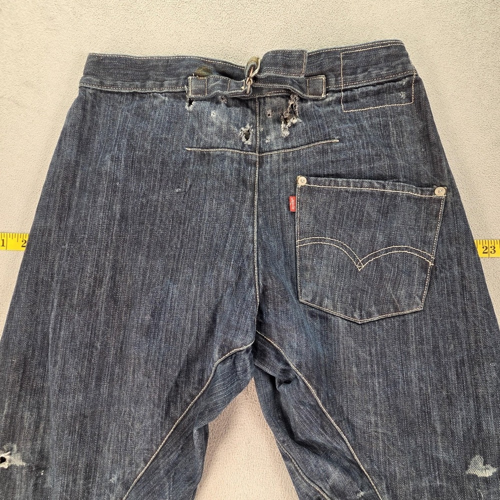 VTG Levis Engineered Jeans Mens Dark Wash Buckle Back Twisted One Fits 29x29